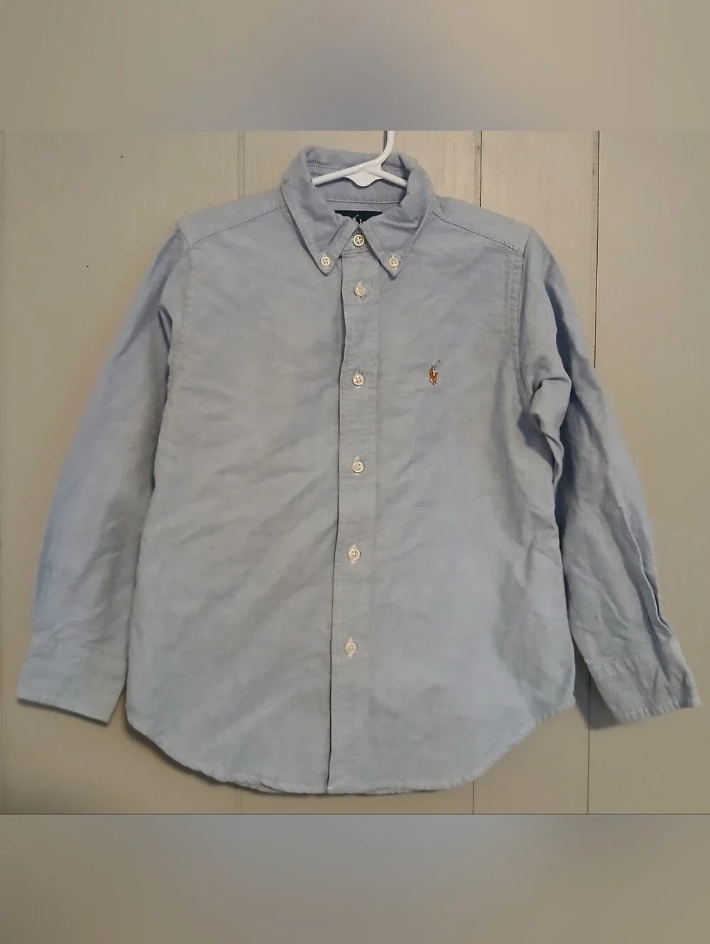 Ralph Lauren Boys Size 5 Long Sleeve Button Up Top